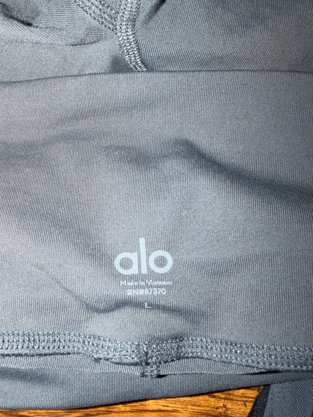 ALO Yoga Wrapped Stirrup Legging Gray Size Large - Picture 5 of 6